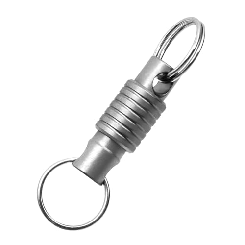Titan Schlüsselanhänger, 360° drehbarer Abnehmbarer Schlüsselringe mit Schnellverschluss, Doppelter Schlüsselhalter für den Vatertag, oder sonstige Jubiläumstage im Jahr von DONGKER