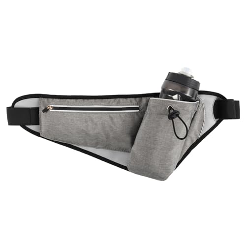 Laufgürtel für Handy, Wasserdicht Gürteltasche mit Getränkehalter, Verstellbare Hüfttasche Lauftasche Joggen Handytasche für Damen und Herren (ohne Wasserflasche) von DONGKER