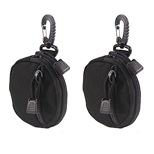 Tactical Coin Purse, 2 Stück Taktische Geldbörse, Hängende -Beutel mit Haken für Münz-Headset-Schlüsselanhänger von DONGKER