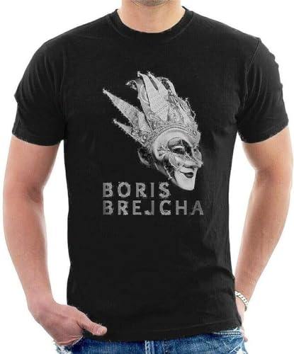 Boris Brejcha Men T-Shirt High-Tech Minimal Dj Hemden(X-Large) von DONGNODQ