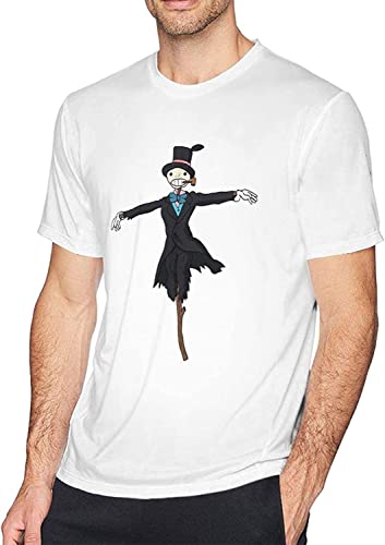 Howls Moving Castle Men's Short Sleeve Casual Cotton Crew Neck T-Shirt(Medium) von DONGNODQ