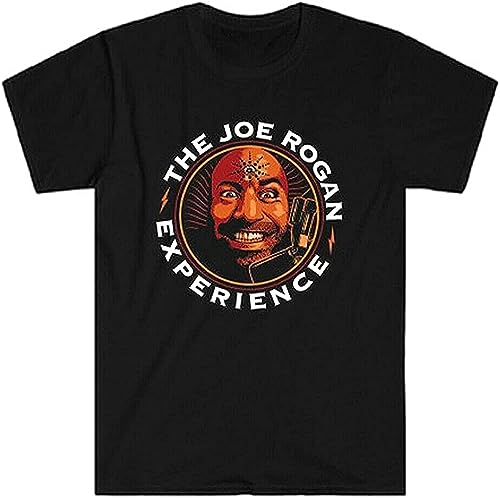 Joe Rogan Experience Logo Men's T-Shirt Black Hemden(X-Large) von DONGNODQ