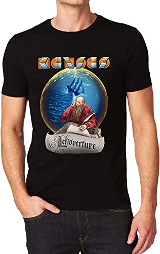 Kansas Music Band Point of Know Return Leftoverture Logo Men's T Shirt(Large) von DONGNODQ