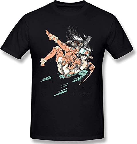 Men's Ghost in The Shell Short Sleeve T-Shirt Black T-Shirts & Hemden(X-Large) von DONGNODQ
