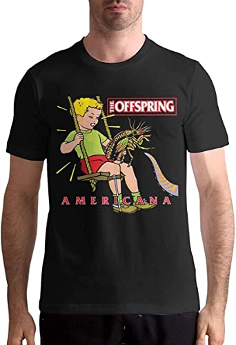 The Offspring T Shirt Men's Cotton Fashion Sports Casual Round Neck Short Sleeve Tees(Medium) von DONGNODQ