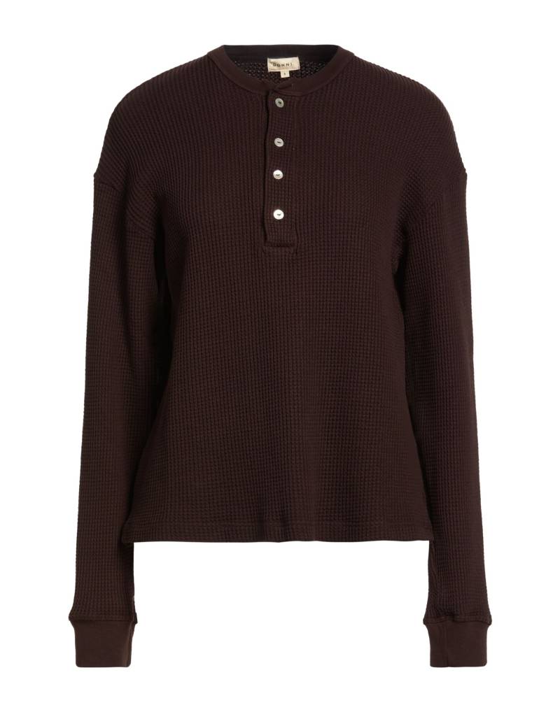 DONNI. Pullover Damen Schokobraun von DONNI.