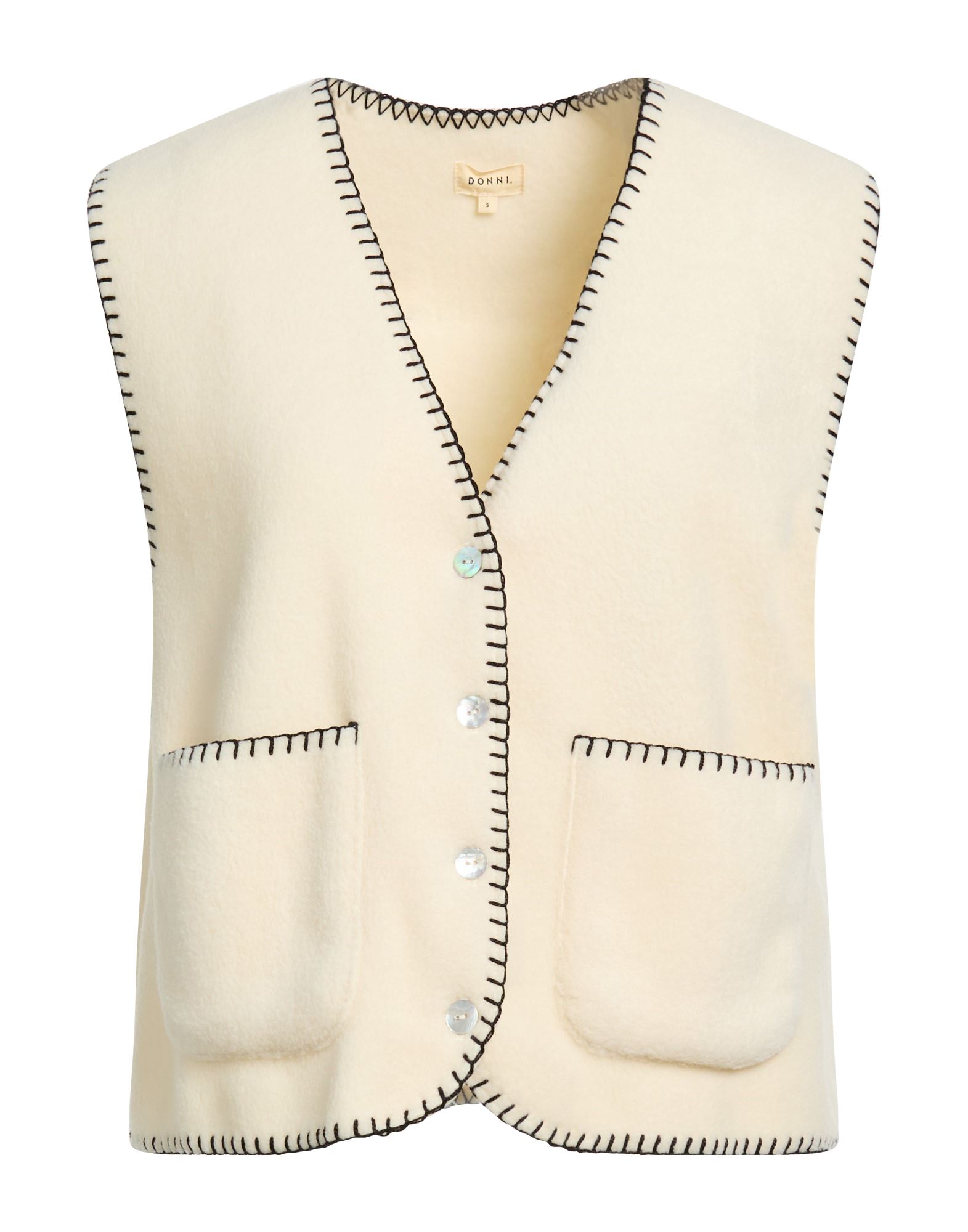 DONNI. Strickjacke Damen Cremeweiß von DONNI.