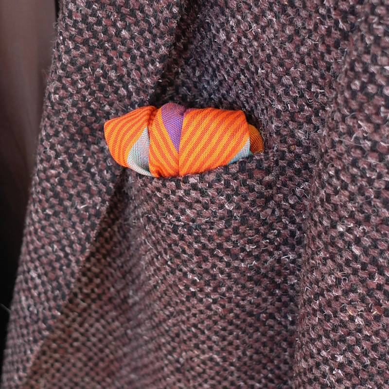 Handgemachtes Einstecktuch/Taschentuch | Einstecktuch in Zwei Varianten, Baumwolle von DONSKIKH