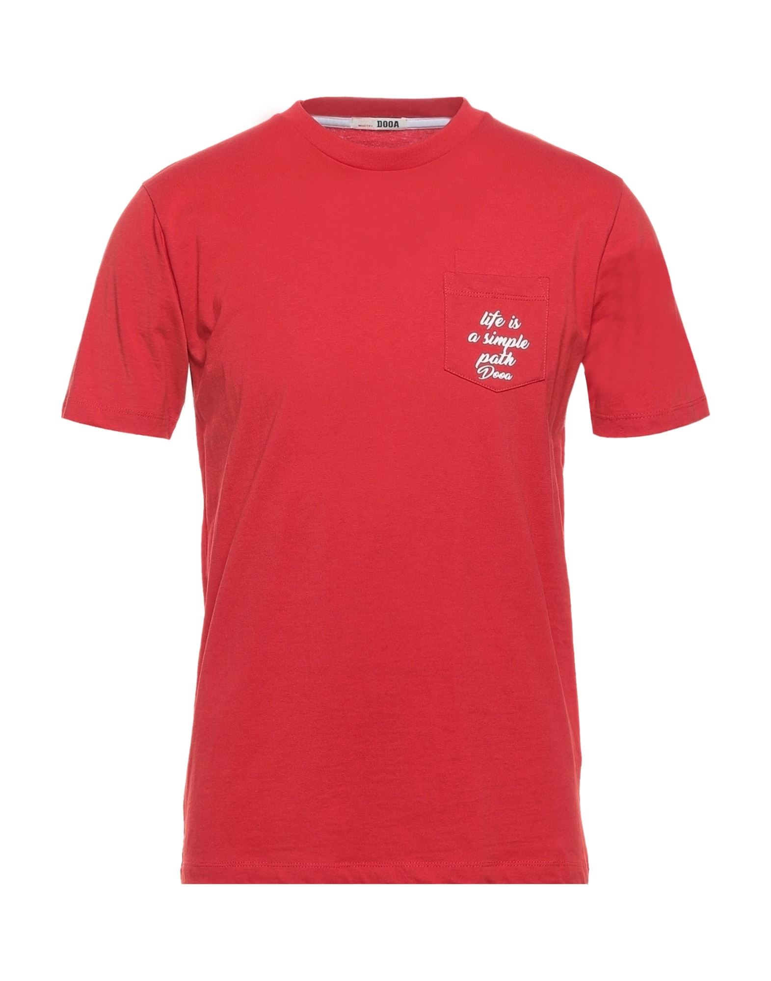 DOOA T-shirts Herren Rot von DOOA