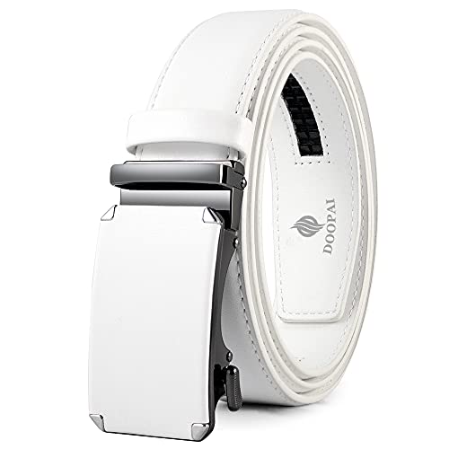 DOOPAI Automatik Gürtel Herren Ratsche Gürtel Herren, Männer Ledergürtel Passgenau Zuschneidbar von DOOPAI