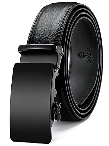 DOOPAI Automatik Gürtel Herren Ratsche Gürtel Herren, Männer Ledergürtel Passgenau Zuschneidbar von DOOPAI