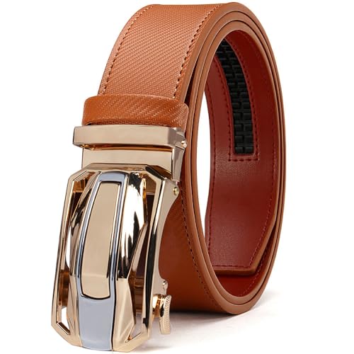 DOOPAI Gürtel Herren, Automatik Gürtel Ledergürtel Herren Ratsche Gürtel, Breit 35mm Gürtel,Größe Angepasst von DOOPAI