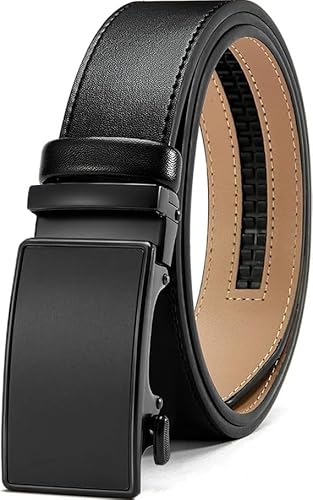 DOOPAI Gürtel Herren, Automatik Gürtel Ledergürtel Herren Ratsche Gürtel, Breit 35mm Gürtel,Größe Angepasst von DOOPAI