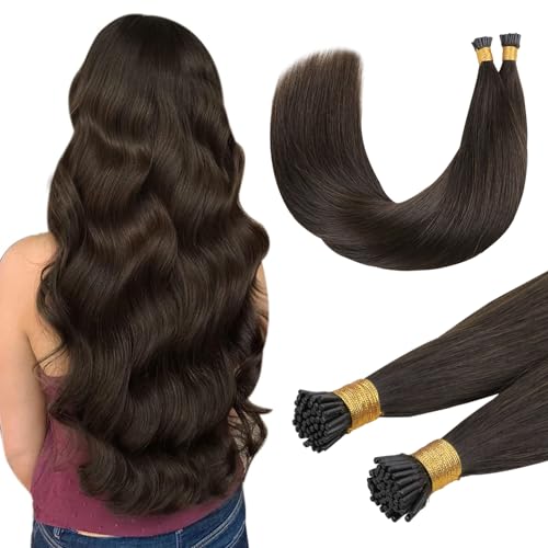 DOORES ITips Keratin Bonding Extensions, Helles Dunkelbraun 60cm 50g/50s, Lange Remy Haarverlängerungen ITip Haarverlängerungen Seidig Glatte Cold Fusion Extensions für Frauen DOORES ITips Keratin Bonding Extensions, Helles Dunkelbraun 60cm 50g/50s, Lange Remy Haarverlängerungen ITip Haarverlängerungen Seidig Glatte Cold Fusion Extensions für Frauen von DOORES