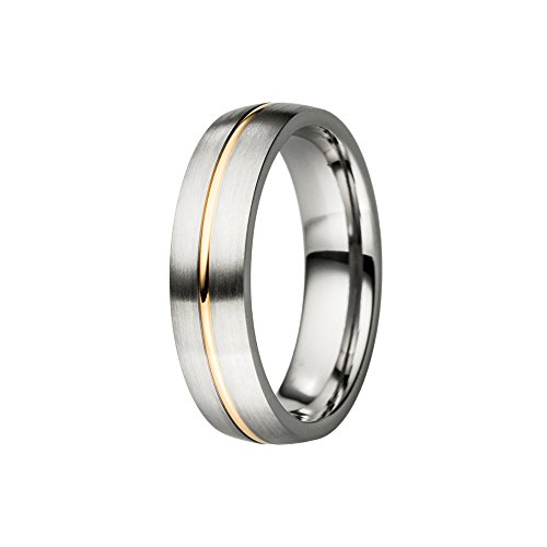DOOSTI Herren Freundschaftsring/Partnerring Present Titan mit Gratis Gravur von DOOSTI