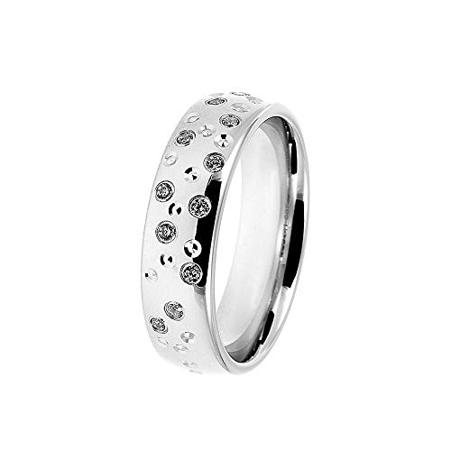 DOOSTI Partnerring/Freundschaftsring 925/- Silber – inkl. Gratis Gravur (52 (16.6)) von DOOSTI