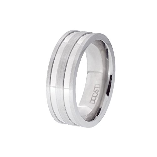 DOOSTI Partnerring/Trauring Fiery 3 Chirurgischer Edelstahl mit Gratis Gravur von DOOSTI