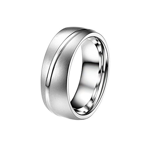 DOOSTI Partnerring/Trauring Forever/Glamour Chirurgischer Edelstahl mit Gratis Gravur von DOOSTI