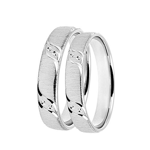 DOOSTI Partnerringe/Freundschaftsringe 925/- Silber - inkl. Gratis Gravur von DOOSTI