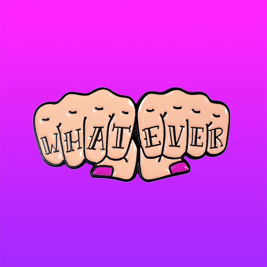 Was Auch Immer Knuckle Tats Pin von DOOSTUFF