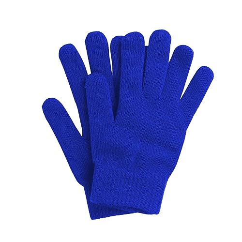 DOOVID Strickhandschuhe Erwachsene Magic Handschuhe für Damen Herren Stretch Warme Handschuhe Gestrickte Vollfinger Handschuhe, Königsblau, Einheitsgröße DOOVID Strickhandschuhe Erwachsene Magic Handschuhe für Damen Herren Stretch Warme Handschuhe Gestrickte Vollfinger Handschuhe, Königsblau, Einheitsgröße von DOOVID