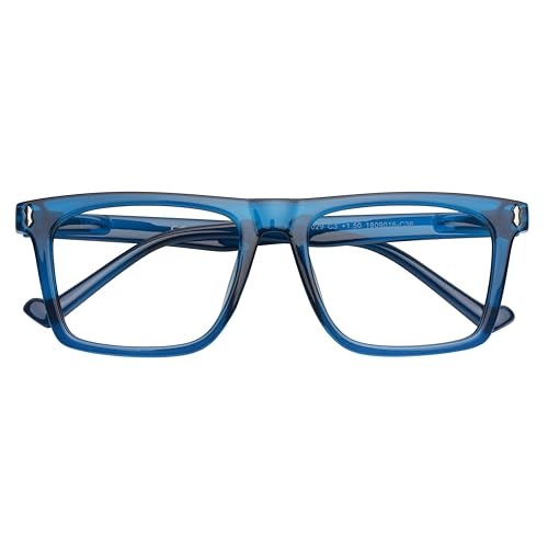 DOOViC Lesebrille 2,0 Dark Blau Eckig Rahmen Blaulichtfilter Computerbrille mit Sehstärke für Damen/Herren DOOViC Lesebrille 2,0 Dark Blau Eckig Rahmen Blaulichtfilter Computerbrille mit Sehstärke für Damen/Herren von DOOViC