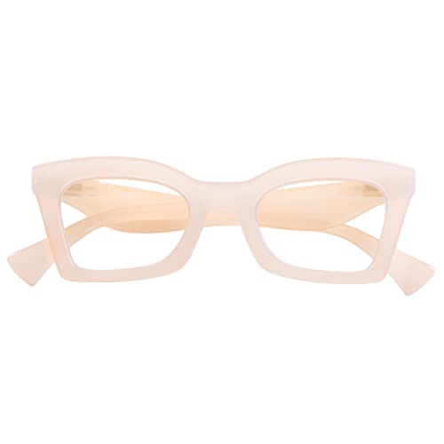 DOOViC Lesebrille Damen 2,0 Blaulichtfilter Beige/Quadratisch Computerbrille Lesehilfe mit Sehstärke DOOViC Lesebrille Damen 2,0 Blaulichtfilter Beige/Quadratisch Computerbrille Lesehilfe mit Sehstärke von DOOViC
