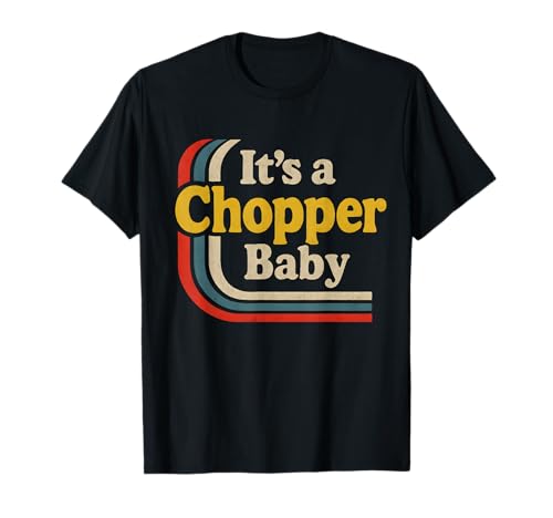 Chopper Baby - Knucklehead - Panhead - Shovelhead Motorcycle T-Shirt von DOPE BIKERS
