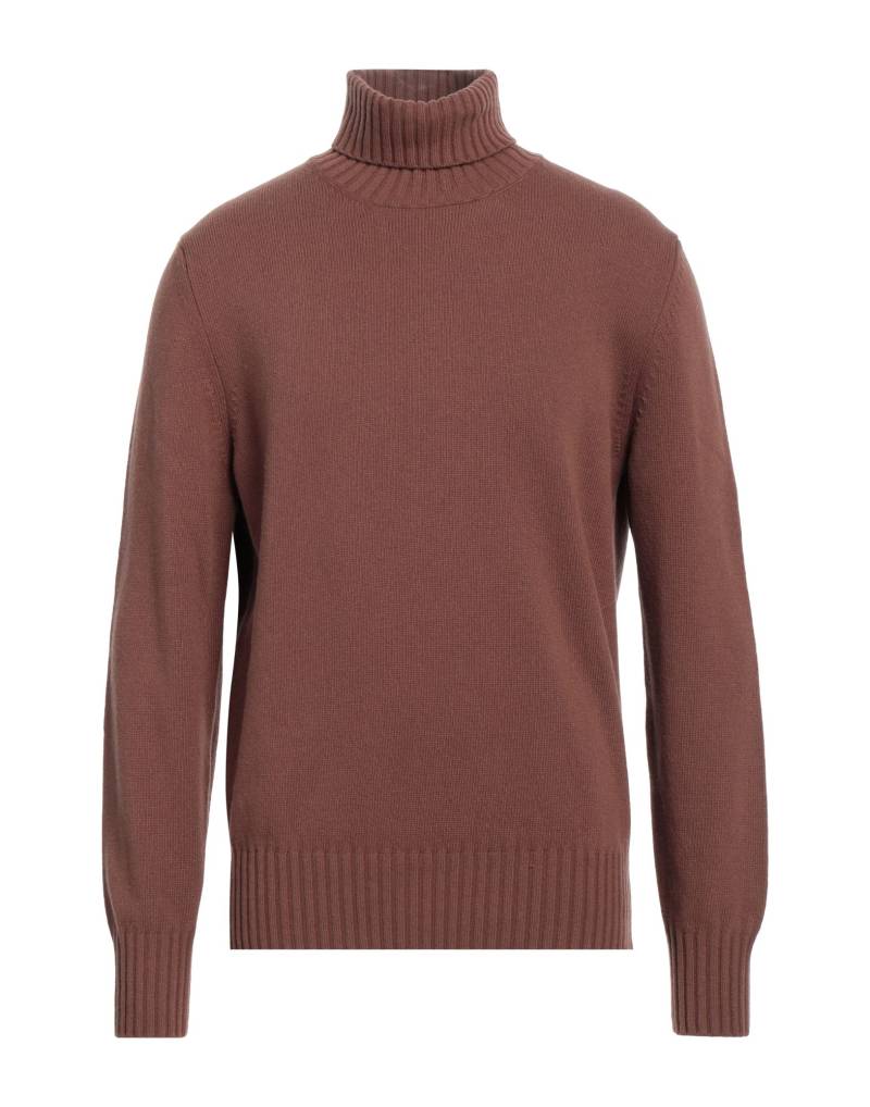 DOPPIAA Rollkragenpullover Herren Braun von DOPPIAA