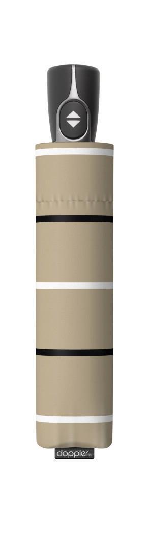DOPPLER - DAMEN TASCHENSCHIRME Taschenschirm Magic Fiber Classy Sand Beige von DOPPLER