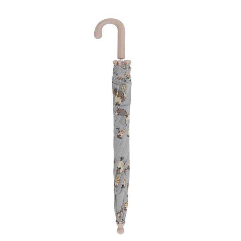 DOPPLER - Stockschirm Kids Maxi Giraffe Grey Grau von DOPPLER