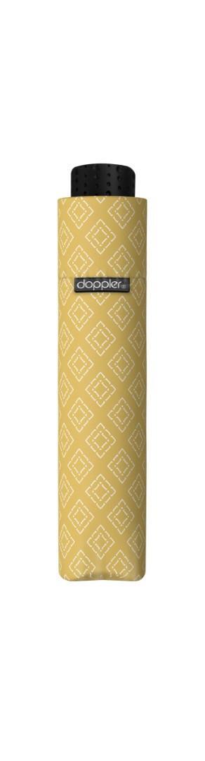 DOPPLER - Taschenschirm Fiber Havanna Calm Yellow Gelb von DOPPLER