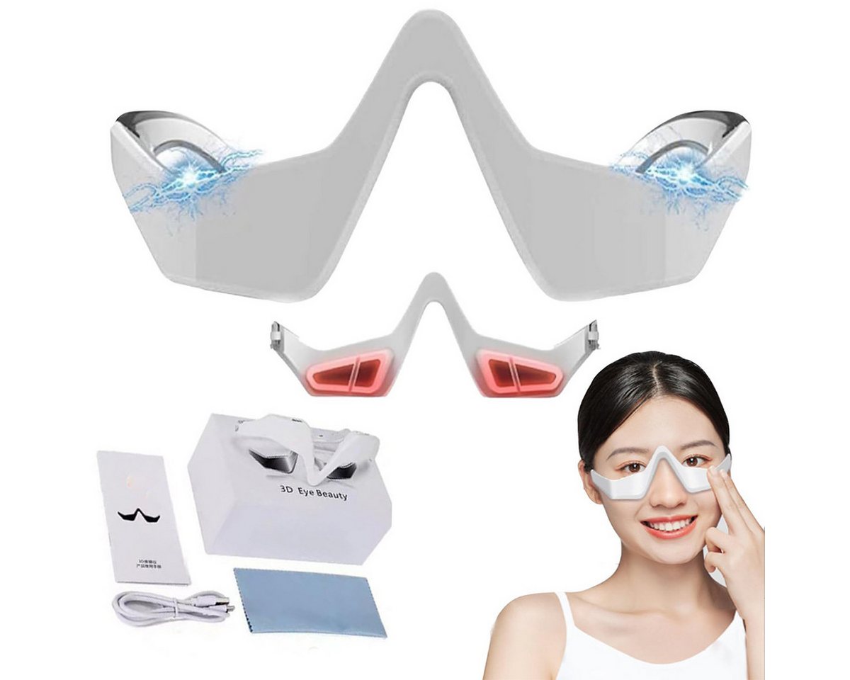 DOPWii Kosmetikbehandlungsgerät 2 in 1 Augenmassagegerät, 3D-Augenschönheitsgerät zur, Beseitigung dunkler Augenringe und zur Entspannung der Augenmüdigkeit von DOPWii