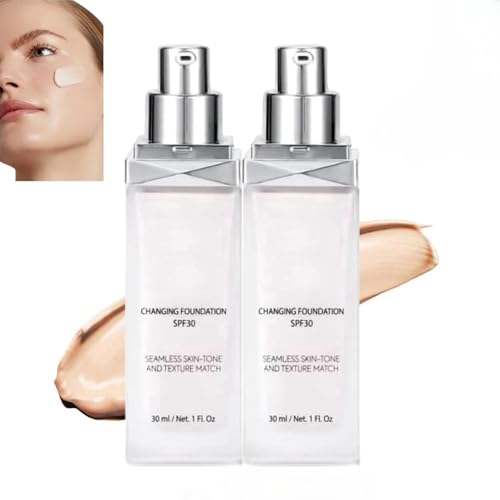 Farbverändernde flüssige Grundierung, gleichmäßiger Hautton, leichtes und langanhaltendes Make-up, strahlende Haut Farbverändernde flüssige Grundierung, gleichmäßiger Hautton, leichtes und langanhaltendes Make-up, strahlende Haut von DOPZNJWF