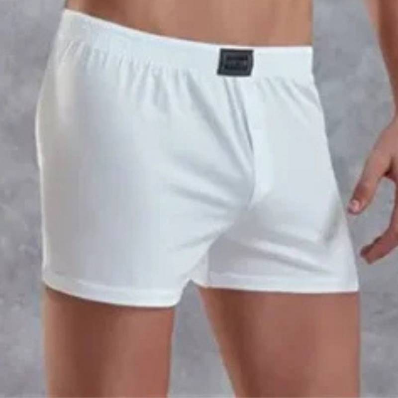 DOREANSE Boxershorts Baumwolle Boxershort 1511 Mit Satin-Look Doreanse Applikation-Elastikbund von DOREANSE