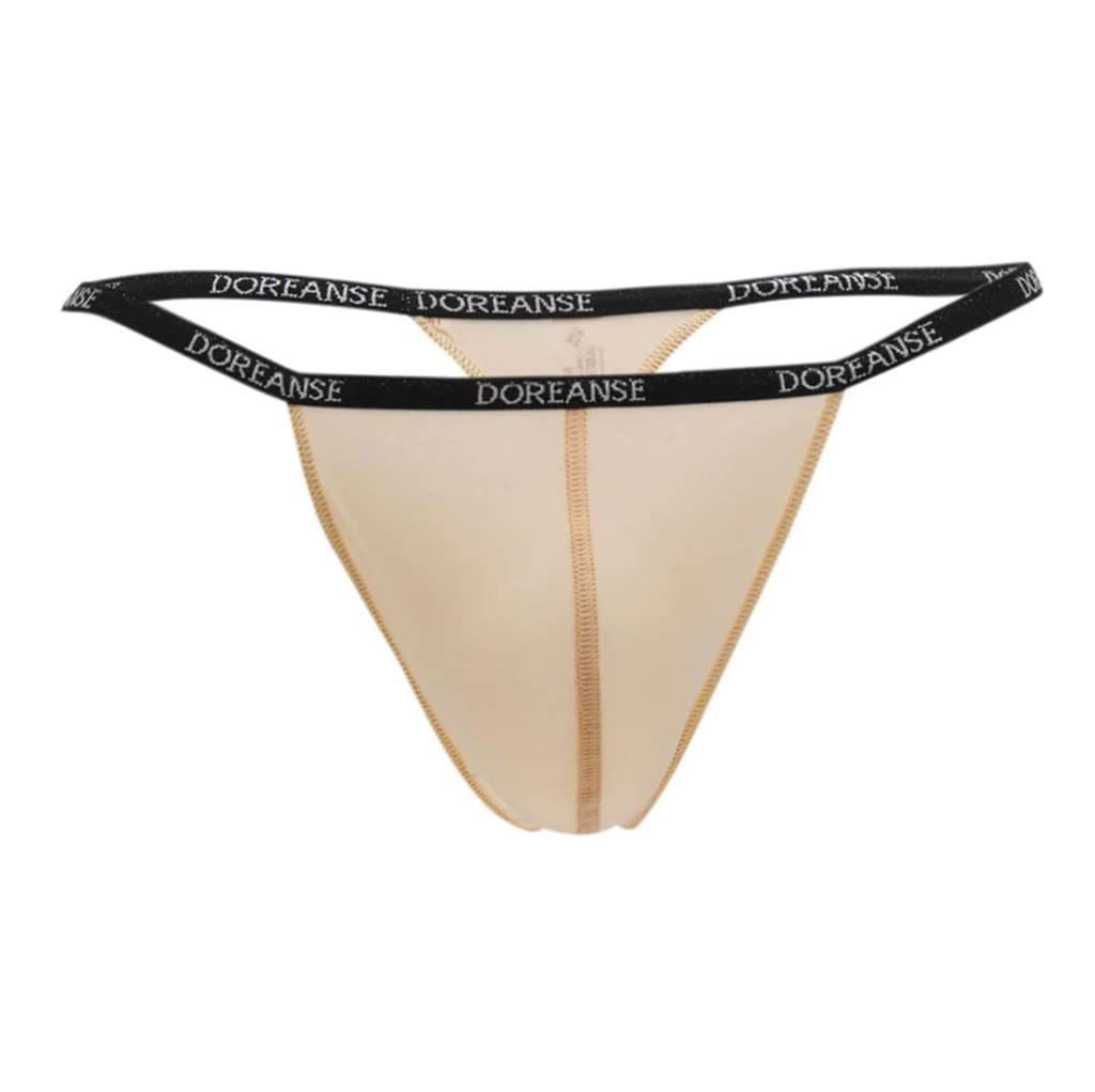 DOREANSE G-String Herren String 1390 mit Logoschriftzug am Wäschebung von DOREANSE