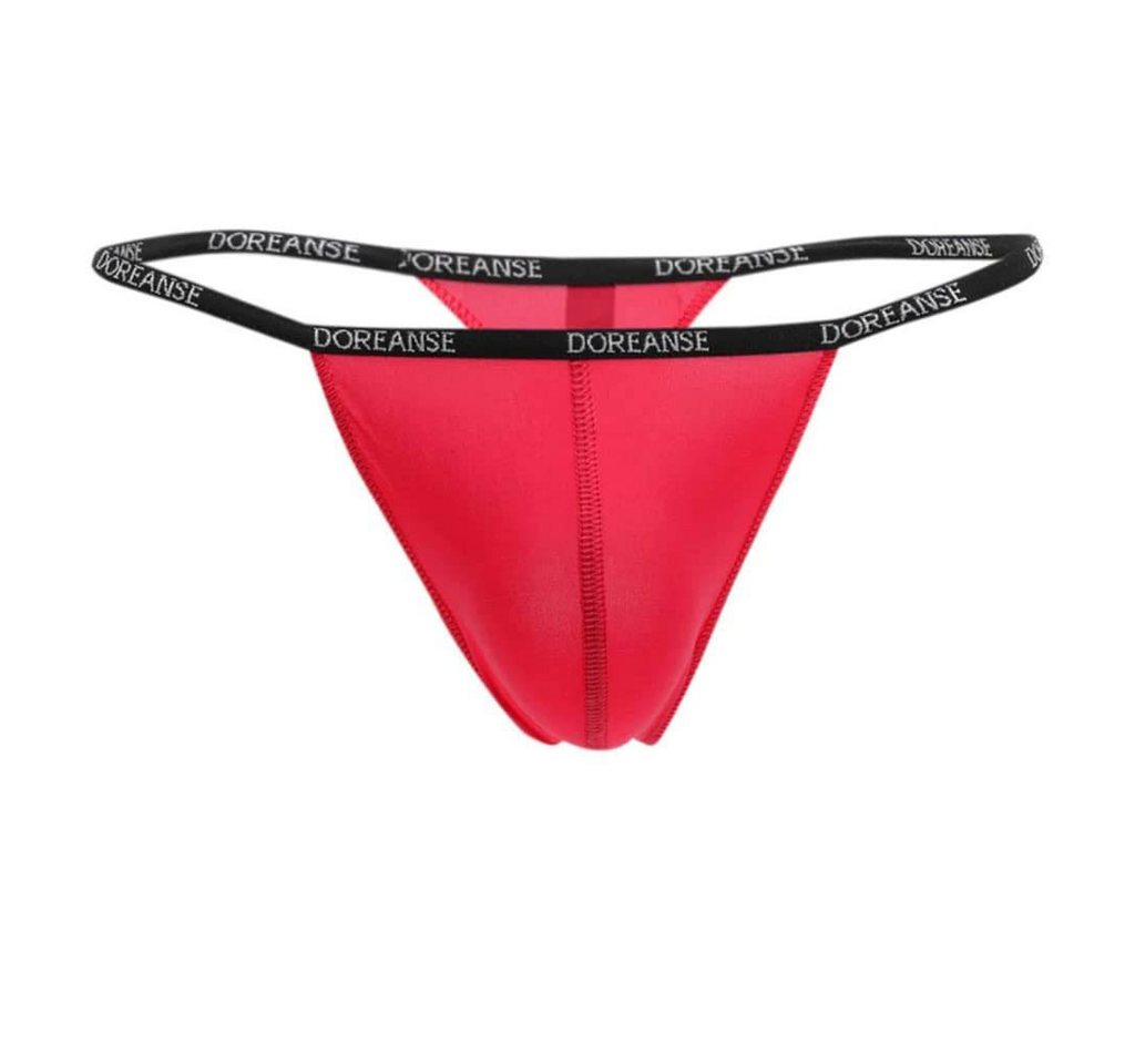 DOREANSE G-String Herren String 1390 mit Logoschriftzug am Wäschebung von DOREANSE