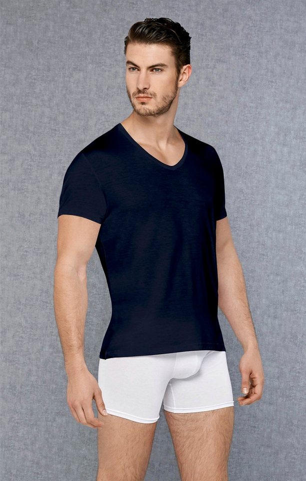 DOREANSE T-Shirt Herren Premium Basic Top Ultraweich Langlebig 2865 - 3 Farben von DOREANSE