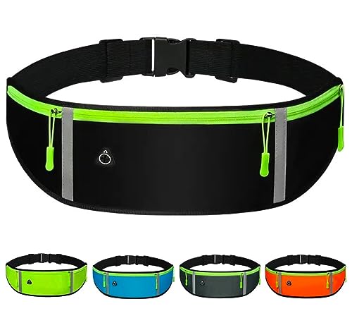 DORNNA® Laufgürtel für Handy – Lauftasche mit Elastischem Bund für Herren und Frauen, Hüfttasche, Sportgürtel, Running Belt zum Joggen, Laufen, Sport, Fitness. (Schwarz) von DORNNA