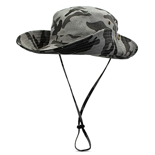 DORRISO Damen Herren Buschhüte UPF 50+ Strand Faltbar Safarihut Reisen Outdoor Hut Fischerhut Anglerhut Gartenhut Bergsteigen Campinghut Sonnenhut Khaki von DORRISO