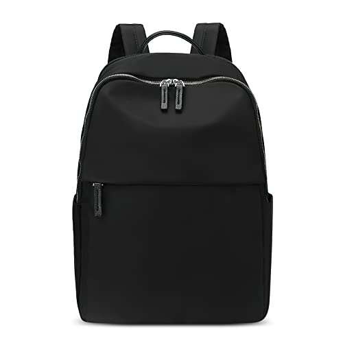 DORRISO Damen Rucksack Mode Tagesrucksäcke Reise Rucksäcke für 16 Zoll Laptop Schulranzen Grosse Kapazität Tourismus Beiläufig Umhängetaschen Wasserdicht Frauen Rucksack L Schwarz von DORRISO