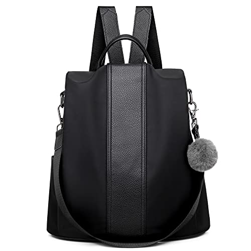 DORRISO Damen Rucksäcke Mode Süß Schultertaschen Schöner Rucksäcke Tourismus Beiläufig Reise Outdoor Anti Diebstahl Handtasche Damen Mädchen Rucksack Schwarz von DORRISO