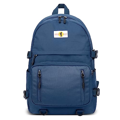 DORRISO Damen und Herren Rucksack Modern Schulrucksack für 14 Zoll Laptop mit USB Ladeanschluss Mehrere Taschen für Reisen Draussen Lässig Täglich Wasserdicht Nylon Studenten Rucksack Blau DORRISO Damen und Herren Rucksack Modern Schulrucksack für 14 Zoll Laptop mit USB Ladeanschluss Mehrere Taschen für Reisen Draussen Lässig Täglich Wasserdicht Nylon Studenten Rucksack Blau von DORRISO