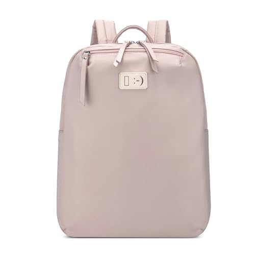 DORRISO Mode Damen Leichter Rucksack Elegante Schulrucksack für 14 Zoll Laptop College Tasche Urlaub Sport Freizeit Camping Wasserdicht Nylon Reiserucksack Frauen Lässig Tagesrucksäcke Rose von DORRISO