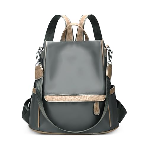 DORRISO Mode Rucksack für Damen Anti Dieb Rucksack Umhängetaschen Reise Rucksack Damen Cityrucksack Leichtgewicht Wasserdicht für Freizeit Büro Urlaub Einkaufen Grau M von DORRISO
