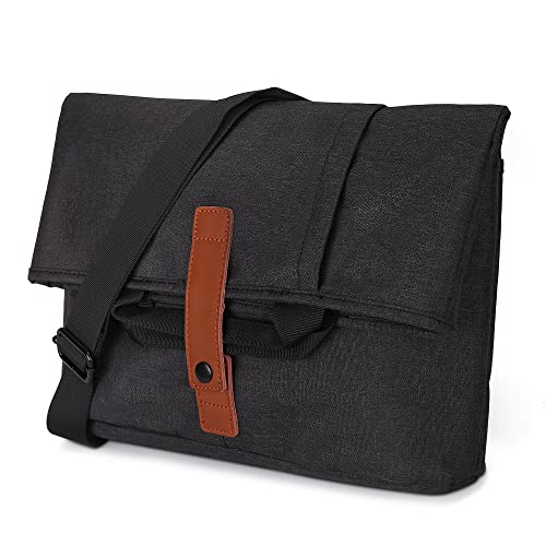 DORRISO Mode Umhängetasche Herren Schultertasche Wasserdichtem Oxford Tuch Schultertaschen Männer Casual Reise Schultertasche Kuriertasche Schwarz von DORRISO