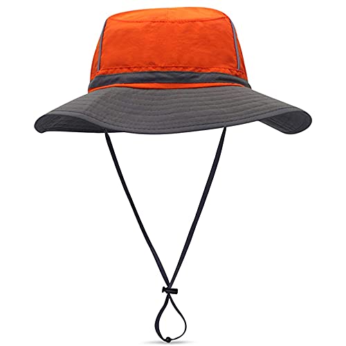 DORRISO Sonnenhut Herren Damen UV Schutz Hut Faltbar Wanderhut Gartenhut Fischerhut Wasserdicht Outdoor Buschhut Hiking Unisex Hat von DORRISO