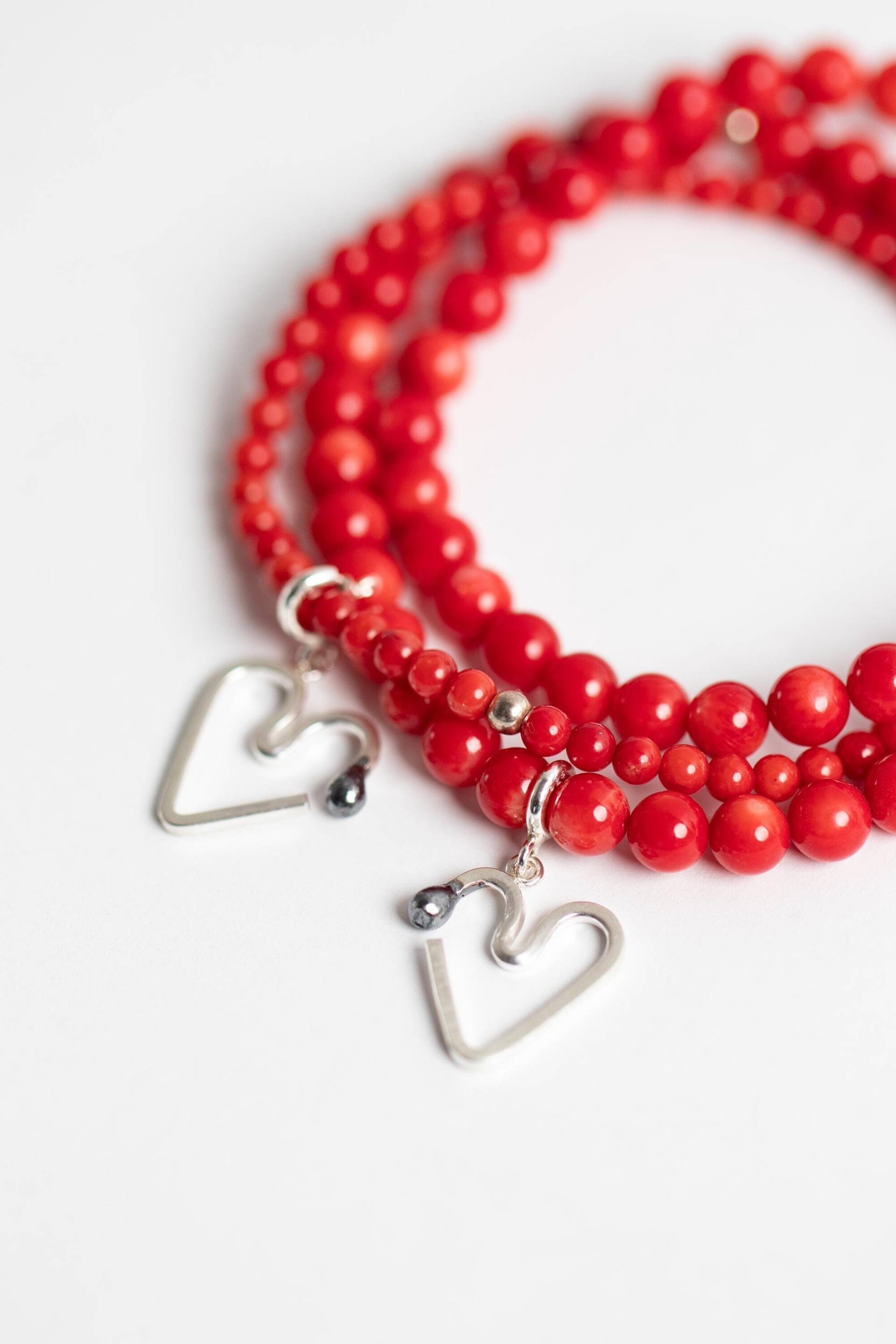 sterling Silber Herz Charm - Handgemachter Recycled Anhänger von DOSADORNMENTS