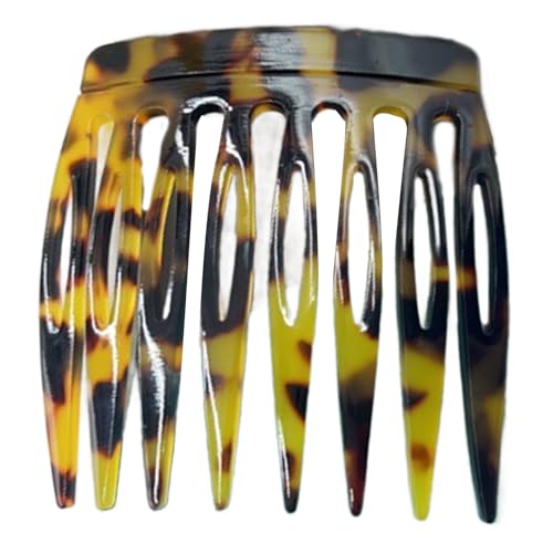 1 x Haarkamm im französischen Stil mit Acetat-Finish, kleine Haarspange, Haar-Accessoire für Frauen, sicheres Styling von DOSERTY