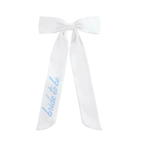 1 x Haarschleifen für Damen und Mädchen, einzigartiges Braut-Haar-Accessoire, Weihnachten, Geburtstag, Geschenke für einzigartige Hochzeit oder Junggesellinnenabschied, modisches Braut-Accessoire von DOSERTY